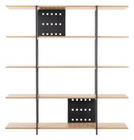 rocada Beistellregal eiche 170,0 x 36,0 x 170,0 cm, 1 St.