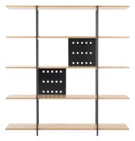 rocada Beistellregal eiche 170,0 x 36,0 x 170,0 cm, 1 St.