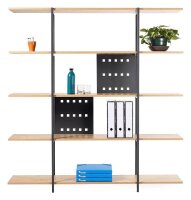 rocada Beistellregal eiche 170,0 x 36,0 x 170,0 cm, 1 St.