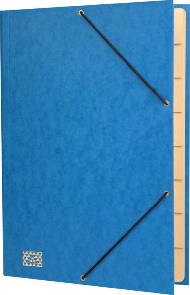 RNK-Verlag Ordnungsmappe 9 Fächer blau, 1 St.