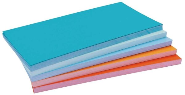 magnetoplan Moderationskarten Sea Dusk farbsortiert 20,0 x 10,0  cm, 250 St.