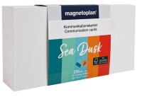 magnetoplan Moderationskarten Sea Dusk farbsortiert 20,0 x 10,0  cm, 250 St.