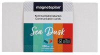 magnetoplan Moderationskarten Sea Dusk farbsortiert 20,0 x 10,0  cm, 250 St.