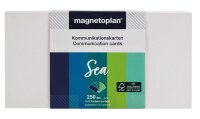 magnetoplan Moderationskarten Sea farbsortiert 20,0 x 10,0  cm, 250 St.