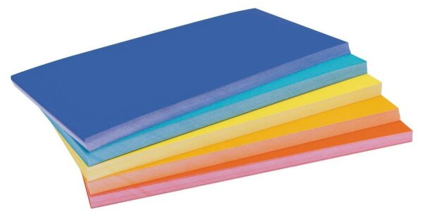 magnetoplan Moderationskarten Rainbow farbsortiert 20,0 x 10,0  cm, 250 St.