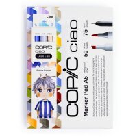 COPIC® Ciao Serene Palette Starter Layoutmarker-Set farbsortiert 1,0 + 6,0 mm, 1 Set