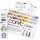 COPIC® Ciao Serene Palette Starter Layoutmarker-Set farbsortiert 1,0 + 6,0 mm, 1 Set