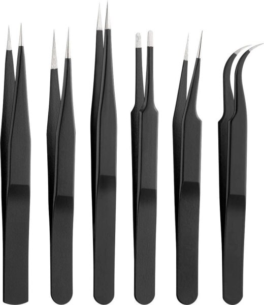 goobay Pinzetten-Set 6-teilig, 1 Set
