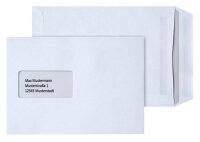 STEINMETZ Versandtaschen DIN C5 mit Fenster weiß...
