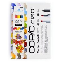 COPIC® Ciao 2D Brilliant Palette Starter Layoutmarker-Set farbsortiert 1,0 + 6,0 mm, 1 Set