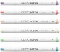 COPIC® acrea Light Layoutmarker-Set farbsortiert 0,8...