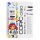 COPIC® Ciao Vibrant Palette Starter Layoutmarker-Set farbsortiert 1,0 + 6,0 mm, 1 Set