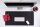 deflecto Schreibtischunterlage doppelseitig schwarz/rot Kunstleder 80,0 x 40,0 cm, 1 St.