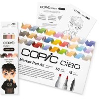 COPIC® Ciao Warm Palette Starter Layoutmarker-Set farbsortiert 1,0 + 6,0 mm, 1 Set