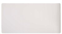 deflecto Schreibtischunterlage doppelseitig weiß/grau Kunstleder 80,0 x 40,0 cm, 1 St.
