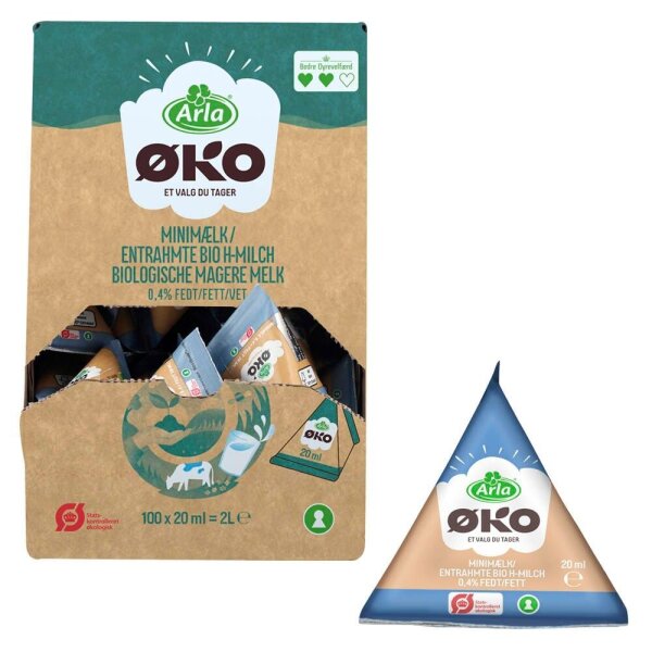 Arla Bio-Milch 0,4% 100x 20,0 ml