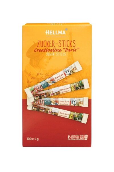 HELLMA  Creativeline Zuckersticks, 100 x 4,0 g