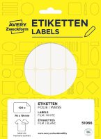 AVERY Zweckform Namensetiketten weiß 76,0 x 19,0...