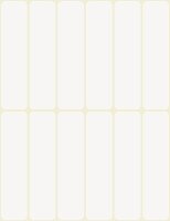 AVERY Zweckform Namensetiketten weiß 76,0 x 19,0 mm, 120 St.