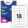 AVERY Zweckform Namensschilder mit Magnet 70,0 x 30,0 mm, 1 Set