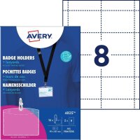 AVERY Zweckform Namensschilder mit Textilband 9,0 x 6,0...