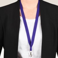 AVERY Zweckform Lanyards 4842P, Karabiner, lila, 10 St.