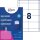AVERY Zweckform Namensschilder mit Clip 9,0 x 6,0 cm, 1 Set