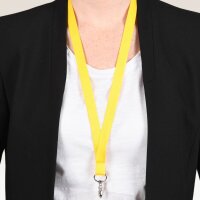 AVERY Zweckform Lanyards 4842Y, Karabiner, gelb, 10 St.