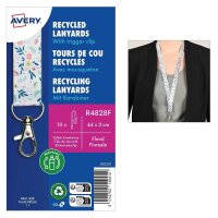AVERY Zweckform Lanyards Floral R4828F, Textilband,...
