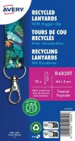 AVERY Zweckform Lanyards Tropical R4828T, Textilband,...