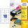 AVERY Zweckform Etiketten L4738REV-25 weiß 70,0 x 50,8 mm, 250 Etiketten