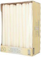 STARPAK Kerzen weiß, 50 St.