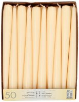 STARPAK Kerzen champagner, 50 St.