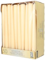 STARPAK Kerzen champagner, 50 St.