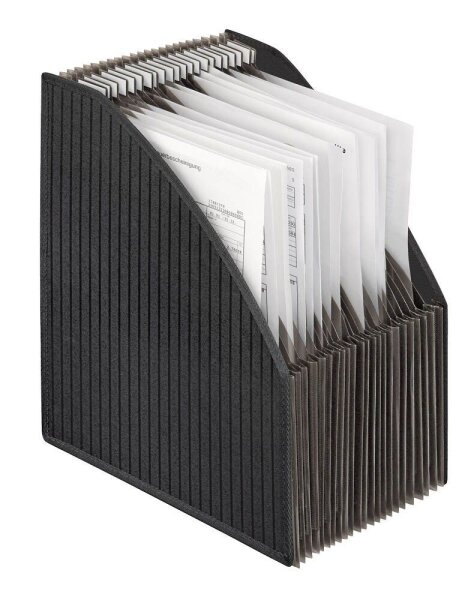 VELOFLEX Stehsammler 4446 280 schwarz Kunststoff, DIN A4, 1 St.