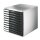 LEITZ Schubladenbox Form Set  schwarz 5281-00-95, DIN A4 mit 10 Schubladen, 1 St.