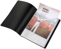 PAGNA Office Sichtbuch DIN A4, 20 Hüllen schwarz, 1 St.