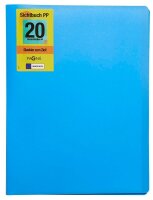 PAGNA School Sichtbuch DIN A4, 20 Hüllen hellblau, 1...