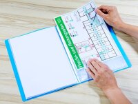 PAGNA School Sichtbuch DIN A4, 20 Hüllen hellblau, 1 St.