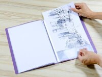 PAGNA School Sichtbuch DIN A4, 20 Hüllen lila, 1 St.