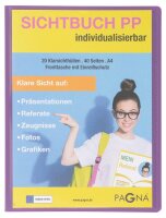 PAGNA School Sichtbuch DIN A4, 20 Hüllen lila, 1 St.