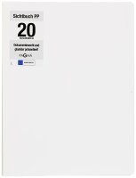 PAGNA Office Sichtbuch DIN A4, 20 Hüllen weiß,...