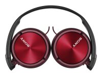 SONY MDR-ZX310AP Kopfhörer schwarz, rot