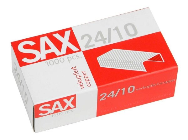 sax design Heftklammern 24/10, 1.000 St.