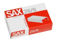 sax design Heftklammern 26/6, 1.000 St.
