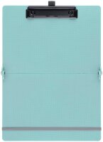 sax design Klemmbrett 2-750-20 DIN A5 auf DIN A4 aqua Kunststoff, 1 St.
