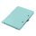 sax design Klemmbrett 2-750-20 DIN A5 auf DIN A4 aqua Kunststoff, 1 St.