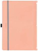 sax design Klemmbrett 2-750-21 DIN A5 auf DIN A4 grapefruit Kunststoff, 1 St.