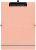 sax design Klemmbrett 2-750-21 DIN A5 auf DIN A4 grapefruit Kunststoff, 1 St.