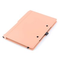 sax design Klemmbrett 2-750-21 DIN A5 auf DIN A4 grapefruit Kunststoff, 1 St.